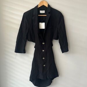 NWT Vicolo Black Shirt Dress S (INT)